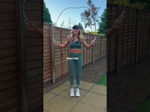 How to jump rope (even if you’re uncoordinated 😁)… easy peasy lemon squeezy 😉 #jumprope #tutorial