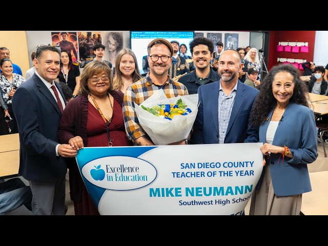 Mike Neumann Named 2026-27 San Diego County Teacher of the Year | Southwest High School | SUHSD