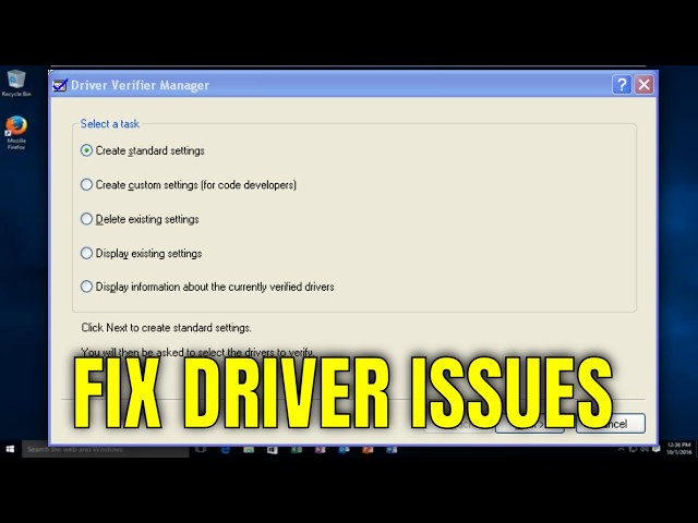 How To Run Windows Driver Verifier To Troubleshoot Driver Issues
