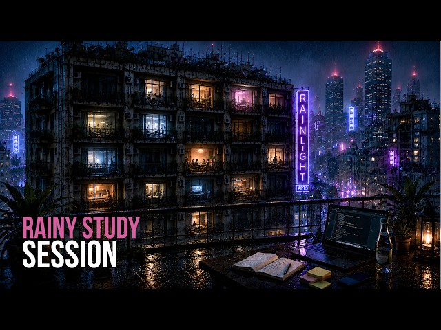 Rainy Study Session | Cozy Lo-Fi Hip Hop for Study & Focus