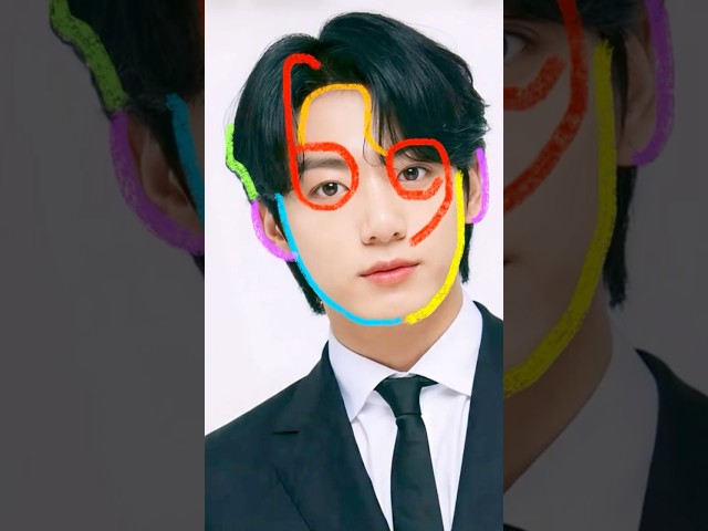 HOW TO DRAW THE JUNGKOOK STEP BY STEP