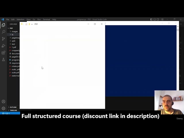 How to add watermark to PDF with Python + PyMuPDF?