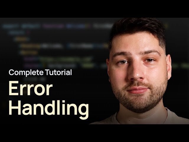 Error Handling in React (Complete Tutorial)