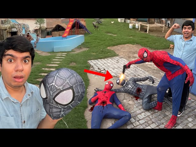 Fake Spider Ny Real SpiderMan Ko Mar Dala 😨