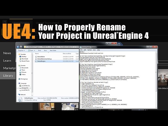 UE4: How to Rename Your Project in Unreal Engine 4 [Tutorial]
