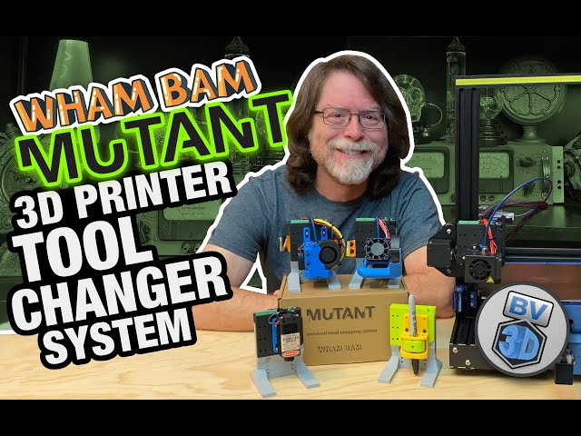 The Wham Bam Systems MUTANT! 3D Printer Tool Changer!