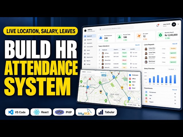 I Built a GPS Attendance Management System in PHP MySQL