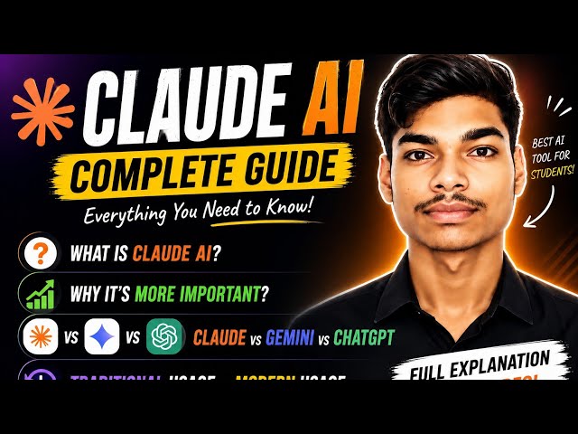 Claude AI Explained in Hindi | Why Students Are Switching from ChatGPT to Claude?