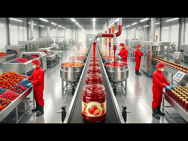 How Millions of Jars of Jam Are Made Every Day | Inside the Factory