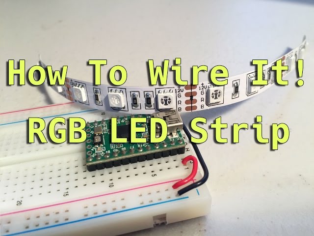 How To Wire It! RGB LED Strip