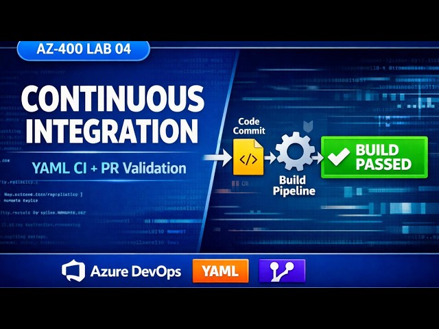 AZ400 Lab | Enable Continuous Integration with Azure Pipelines | Azure DevOps Tutorial 2026