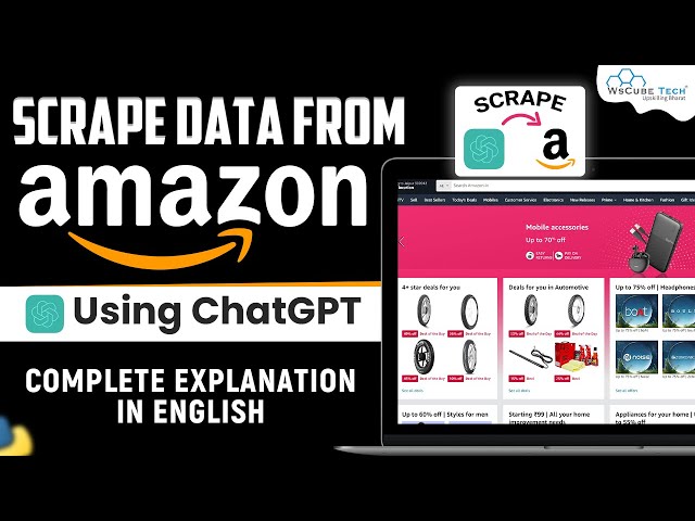 Web Scraping AMAZON Product Data using ChatGPT & Python 😱 #openai