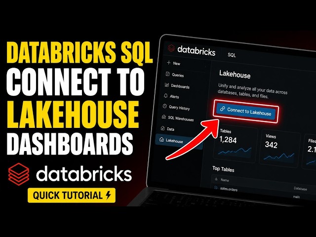 How to connect Databricks SQL to Lakehouse dashboards - Quick Tutorial