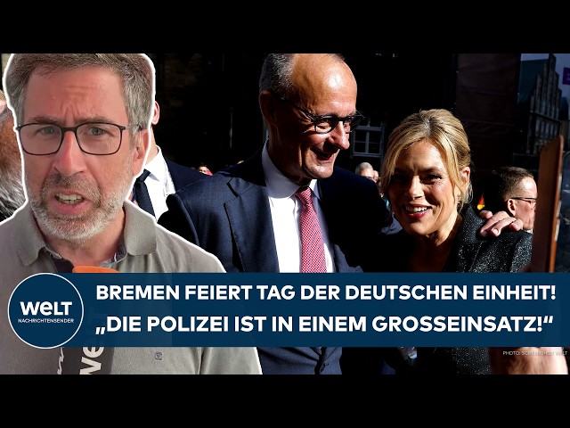 BREMEN: Fear of escalation! "Police are out in full force!" - Day of German Unity
