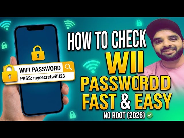 ​WiFi Ka Password Kaise Check Kare | Connected WiFi Password Show Karne Ka Tarika.#wifi #tech 