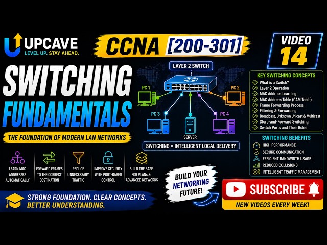 UPCAVE - CCNA [200 301] - Switching Fundamentals - Video 14