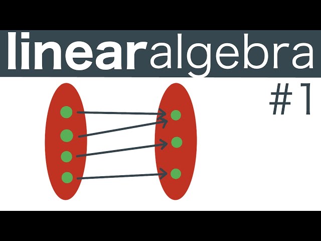 The basics of functions || Abstract Linear Algebra 1