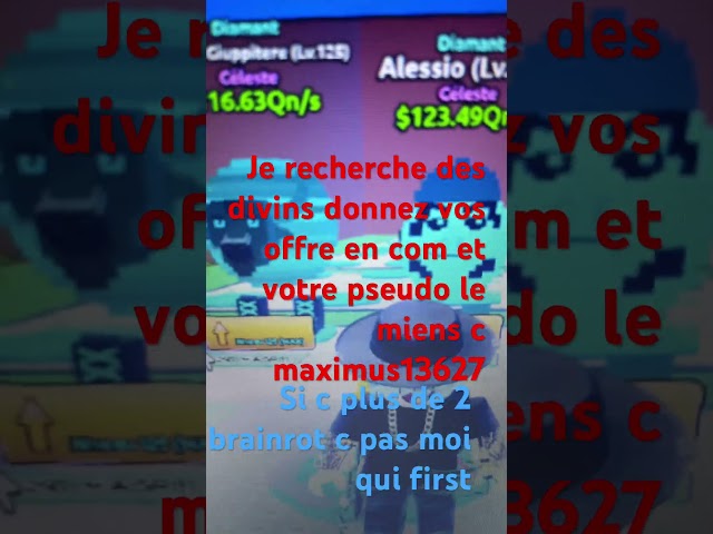 Escape tsunami for brainrot recherche de divins #escapetsunamiforbrainrots