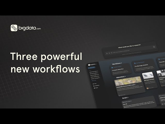 Unmatched financial insights in real-time