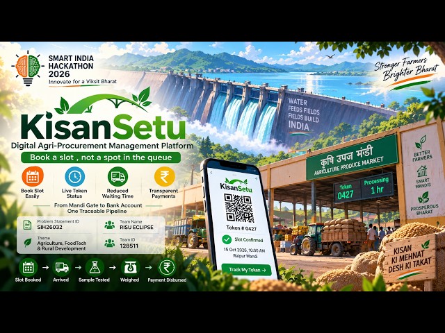 SIH 2026 Prototype Demo | Digital Agri-Procurement Management Platform | RISU ECLIPSE