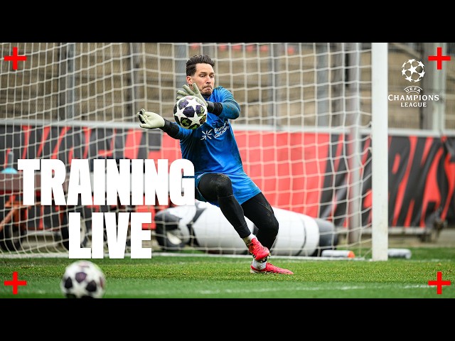 Abschlusstraining vor Bayer 04 Leverkusen 🆚 FC Arsenal | UCL Achtelfinale Hinspiel