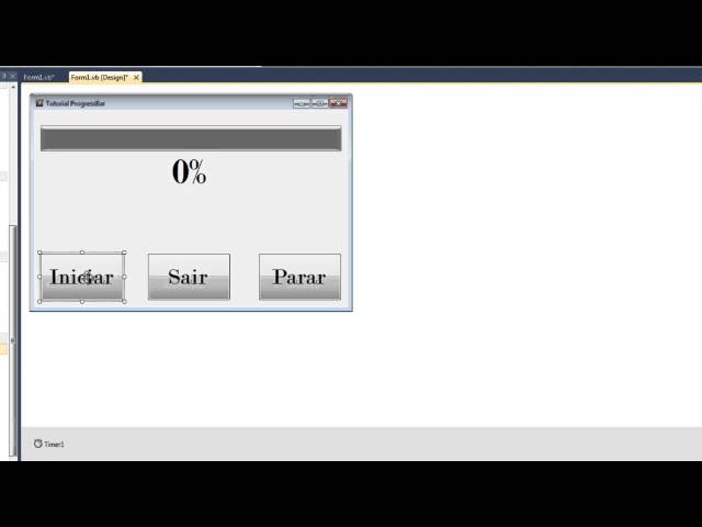 Como Usar uma ProgressBar No Visual Basic 10 [PT-BR]