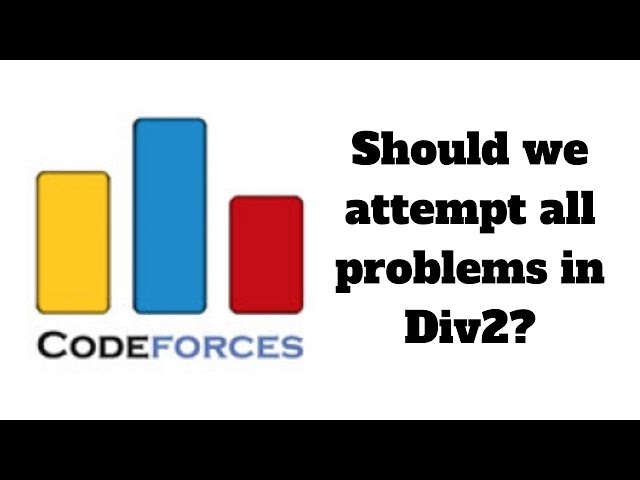 Should we solve all problems in Div2 (Codeforces)?
