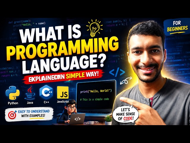 What is a Programming Language? | Explained for Beginners | CSE UNLOCKED