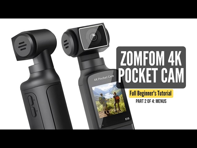 X3 Pro 4K Pocket Cam Complete Tutorial for Beginners | Part 2 | Menus