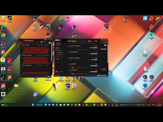 how oc one nvidia 2070 rtx 8gb / overclock - overclocking