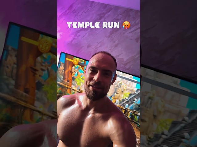 BRO REALLYY turned TEMPLE RUN into cardio 🔥🔥🔥🔥