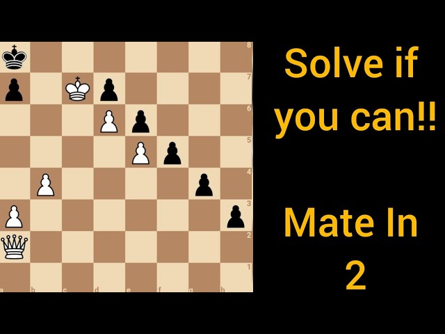 Find Mate In 2 for white.