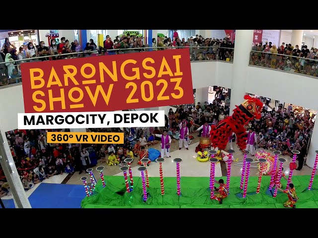 Lion Dance Show 2023 at Margocity, Depok