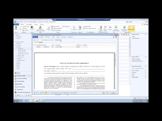 Microsoft Dynamics AX 2012 Overview Demonstration