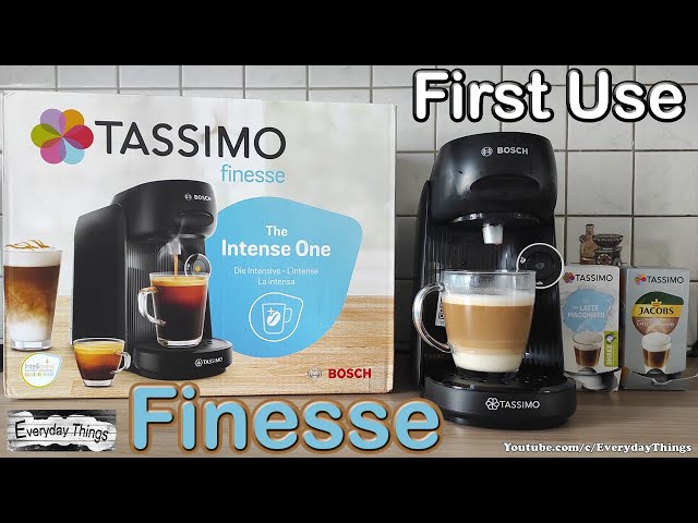 Bosch Tassimo Finesse - First Use Instructions and Make your first Coffee
