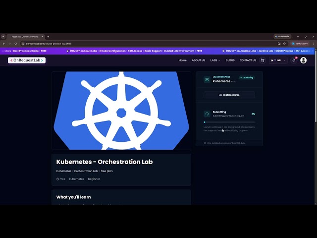 Kubernetes Hands-On Self-Practice Lab