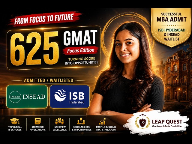 ISB Admit with a 625 GMAT: Jaanvi’s Leap Quest Journey