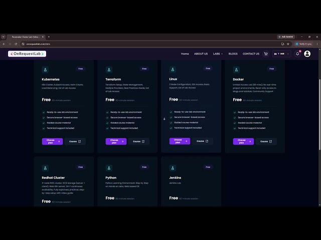 Python Online Self-Practice Lab !!