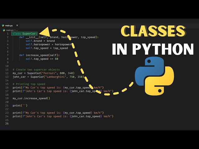 Python Classes in 3 Minutes!