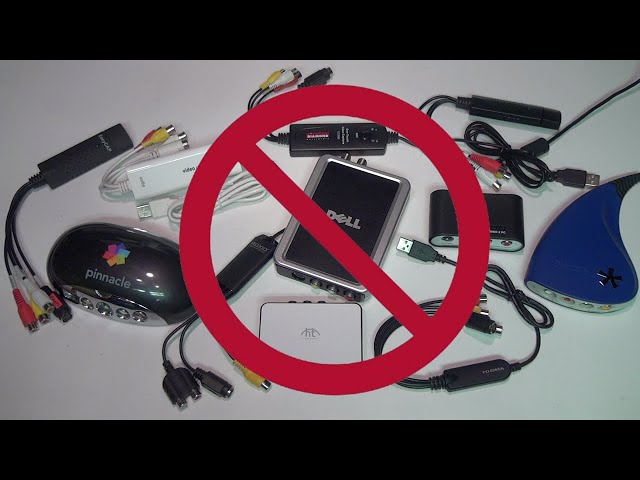 USB video capture devices ALL SUCK - but there's a solution