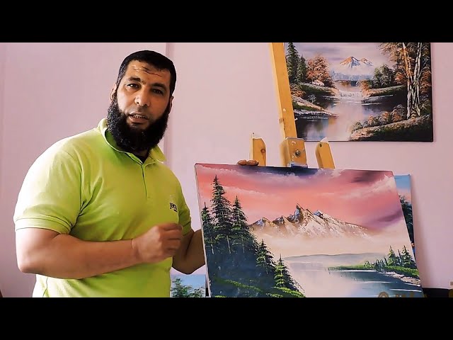 كيف أرسم منظر طبيعي بادوات بسيطه