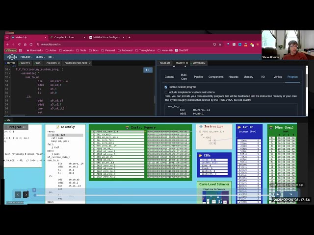 Steve Hoover: A Visual Learning Environment for Compilers, Assemblers, and CPU Hardware