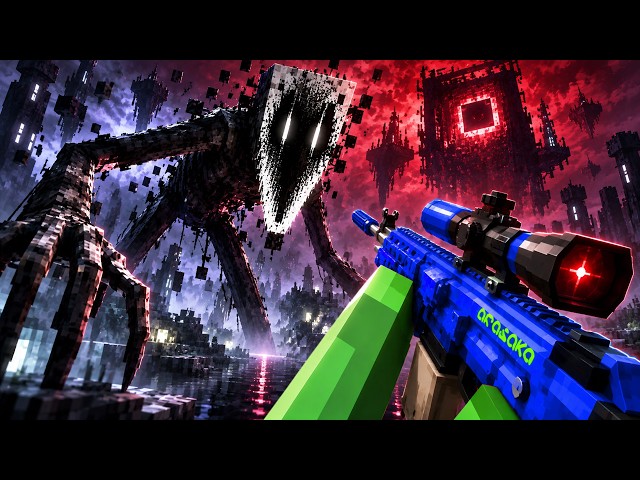 Hunting Minecraft's Best Horror Mod With Guns