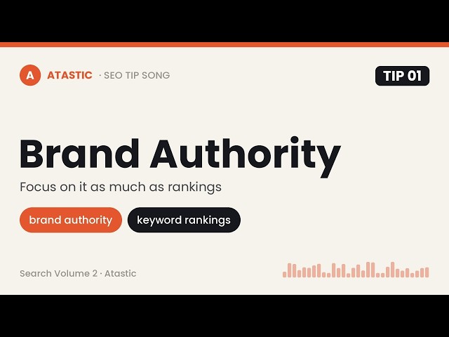 Brand Authority vs Keyword Rankings: Why Ranking First Isn't Enough | Daily SEO Song #32