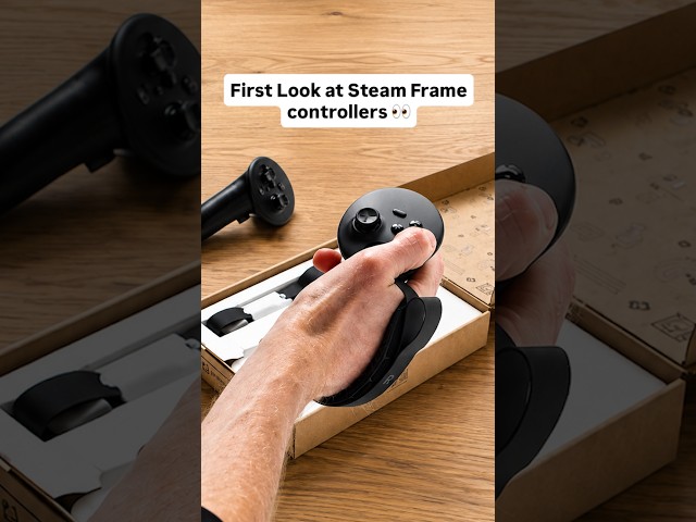 First Look at Steam Frame controllers