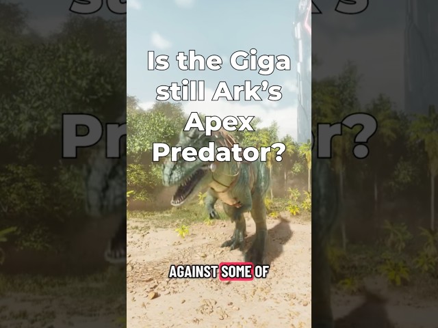 How well does the Giga stand against Ark’s best Apex Predators before the TLC? #ark #dinosaur