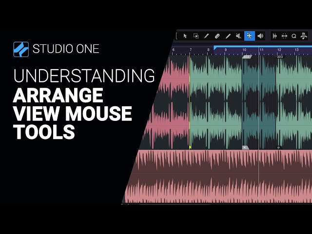 Understanding the Arrange Mouse tools in Studio ONE 6 tutorial guide