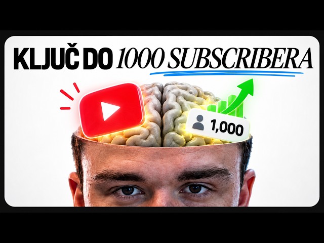Ključ do prvih 1.000 subscribera nije ono što misliš..