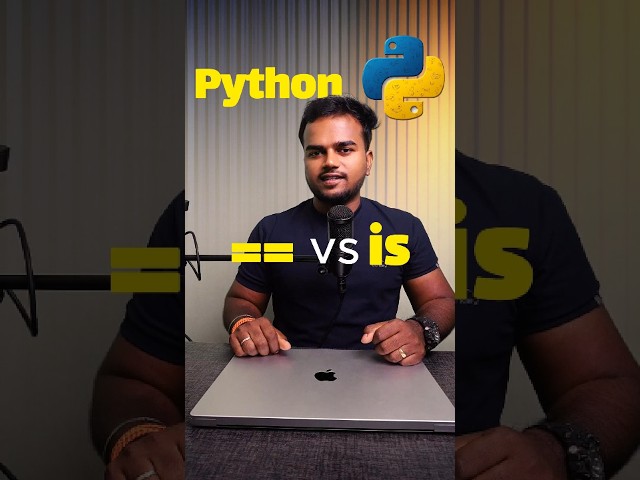 Python == vs is | The Difference Every Python Developer Must Know! #shorts #python #pythontutorial
