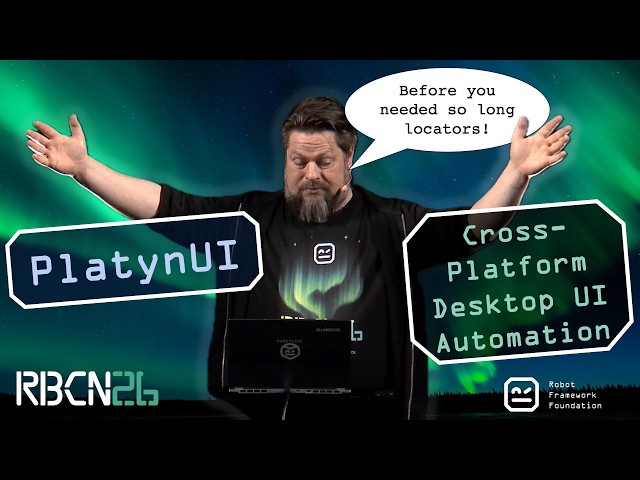 RoboCon 2026 - PlatynUI: Cross Platform Desktop UI Automation for Robot Framework